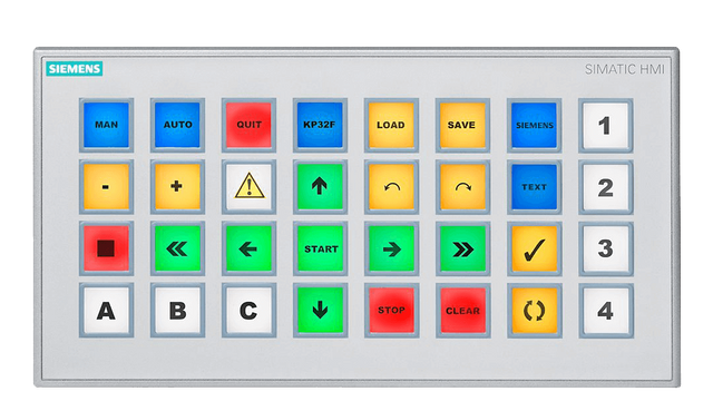 Tela táctil 6AV3688-3EH47-0AX0 do painel de Siemens SIMATIC HMI KP32F PN