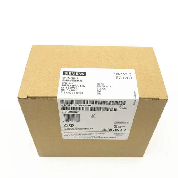 ซีเมนส์ S7-1200 PLC CPU 1215C 6ES7215-1BG40-0XB0 6ES7215-1AG40-0XB0