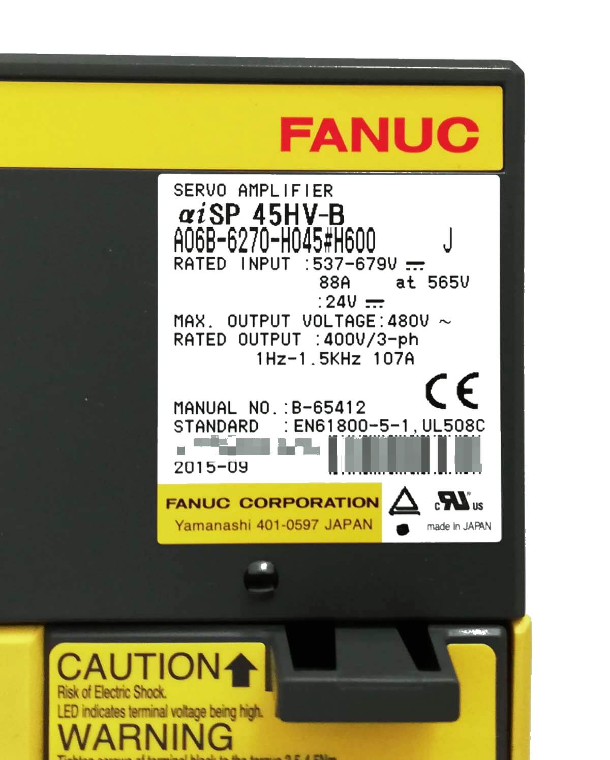 FANUC Servo Anplifikatè Modil A06B-6270-H045#H600