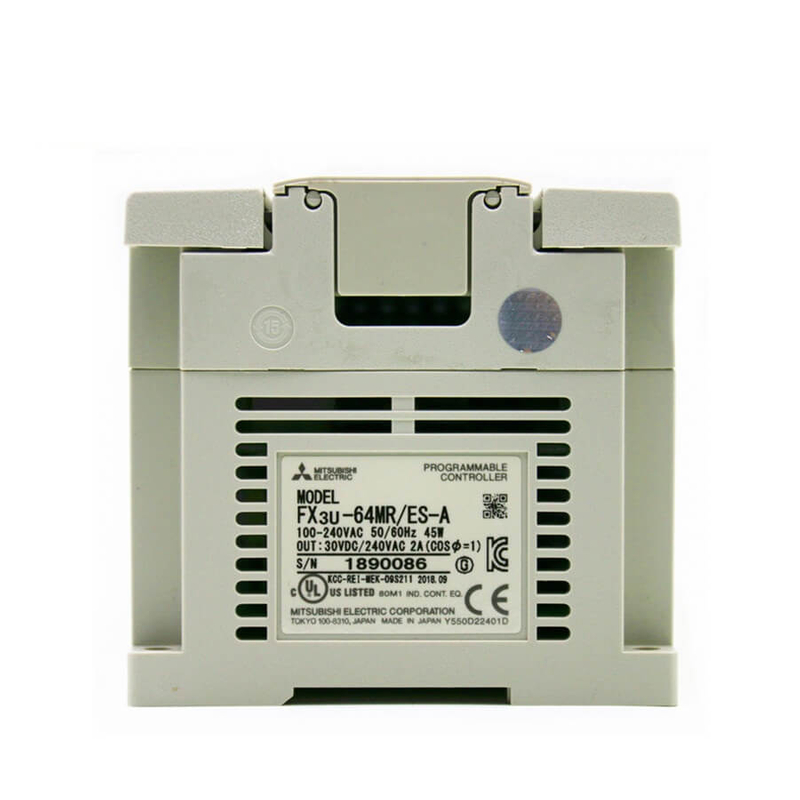 Mitsubishi PLC Controller Module FX3U-64MR-ES/A FX3U-64MT-ES/A.