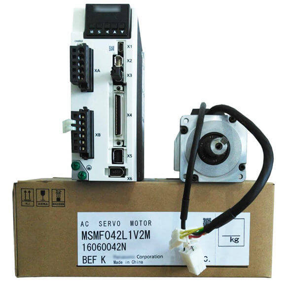 Động cơ servo Panasonic MINAS A6 400w Break MSMF042L1V2M