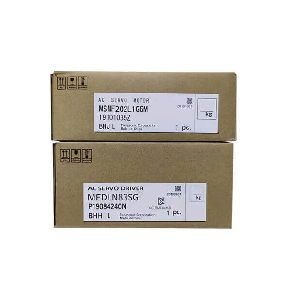 Panasonicin servomoottori MINAS A6 2kW Break MDMF202L1H6M