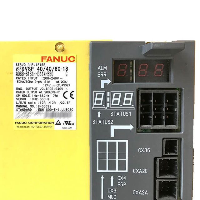Unidad de m&oacute;dulo de fuente de alimentaci&oacute;n Fanuc A06B-6202-H015 A06B-6164-H344#H580