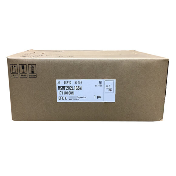 Panasonic Servo Motor MINAS A6 2kW MSMF202L1G6M