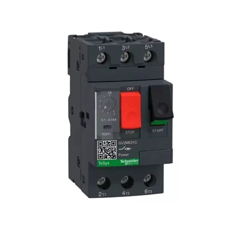 Schneider Electric GV2ME22 TeSys GV2 Motorni prekidač, 20-25A termalno-magnetni, 3P