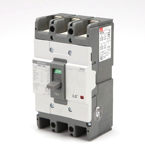 LS Metasol MCCB 100AF N tipo ABN102c ABN103c ABN104c 2P 3P 4P