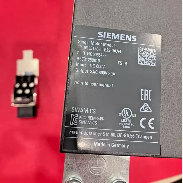 Siemens 6SL3120-1TE23-0AA4 Jednomotorov&yacute; modul SINAMICS S120